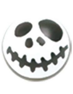 Jack Skellington Head - Hvid og Sort Akrylkugle