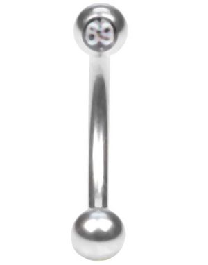Position 69 - 1.2 x 8 mm Øjenbrynspiercing
