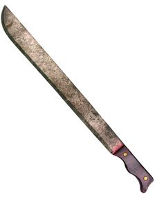 Brun Machete i Skumgummi 77 cm