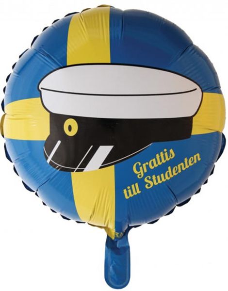 Grattis till Studenten - Folieballon 46 cm