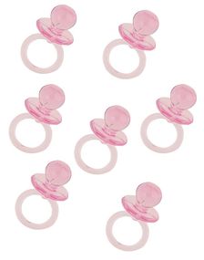18 stk Pink Små Sutter 2,5 cm
