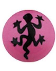 Salamander - Rosa/Sort Akrylkugle