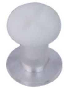Bolt - Hvid Piercing Plug