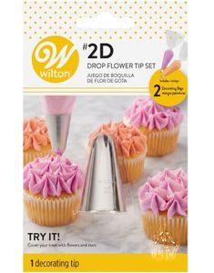 Sprøytetupp Dropflower #2D og 2 stk Sprøyteposer - Wilton