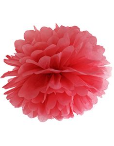Rød Pom Pom 25 cm
