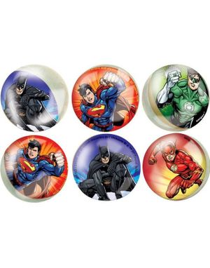 6 stk Sprettballer Justice League