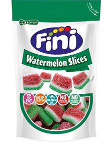 Fini Sour Watermelon Slices - Sure Vannmelon Vingummibiter 165 gram