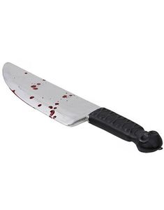 Slagterkniv m/Blod - 39 cm Kostumetilbehør