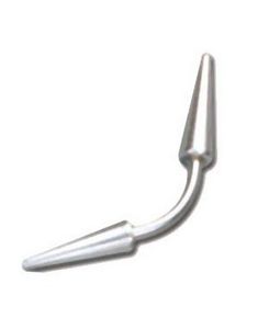 Long Spike Silver - 1,2 x 8 mm Øjenbrynspiercing 