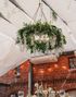 1,7 Meter Blomsterranke med Hvite Blomster