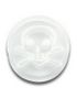 White Skull - Akryl Piercing Plug