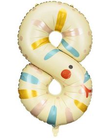 8-Tallet Slange Folieballong