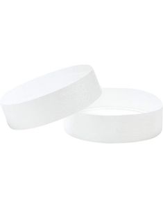 100 stk Tyvek Festivalarmbånd / Entrearmbånd - Hvite