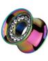 Circle Of Diamonds - Multicolor Piercing Tunnel