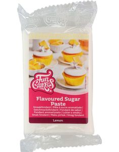 Funcakes Hvit Fondant med Sitronsmak 250 gram