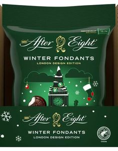 12 stk After Eight Winter Fondants - Mørke Sjokoladebiter med Peppermyntefyll - Hel Eske 0,68 kg