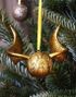 Hengende Harry Potter Golden Snitch Dekorasjon med Tråd 10,5 cm