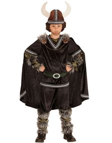 Herskende Viking - Komplet Børnekostume med Hat