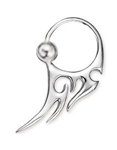 Steel Tribal Wave BCR Piercing