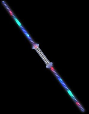 Dobbel Lightsaber med LED Lys - 75 cm