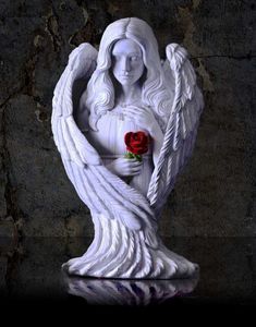 Angel's Blessing - Hvit Englebyste 30 cm