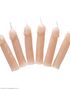 6 stk Penisformede Kagelys 7 cm