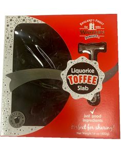 Walkers Toffee Liquorice Slab Toffee - Gavepakke med Lakrids og Metalhammer 400 gram