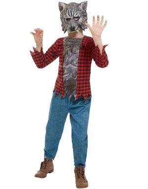 Varulvkostume til Børn med Maske