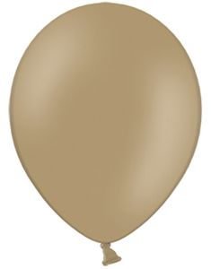 10 stk 27 cm - Cappuccino Farvet Balloner