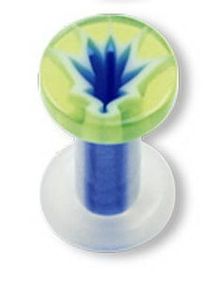 Blue Weed Akryl - Piercing Plug