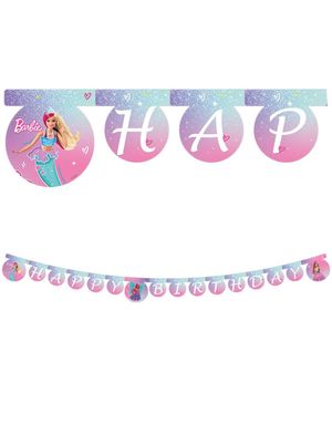 Barbie "Happy Birthday" Girlander 2 Meter