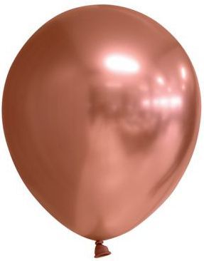 100 stk 13 cm MEGAPACK - Glossy Kobberfarget Ballonger