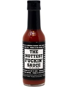 The Hottest Fuckin' Sauce - Kjempesterk Saus med Habanero og Ghost Pepper 148 ml