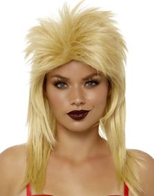 Blond Lang Punker / Mullet Paryk