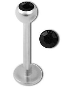 Labret med Sort Sten