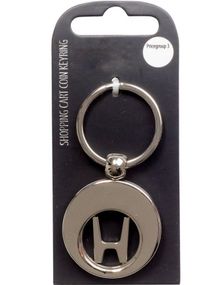 Sølvfarget Honda Nøkkelring