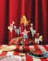 6 stk Kaketopper - Circus Party