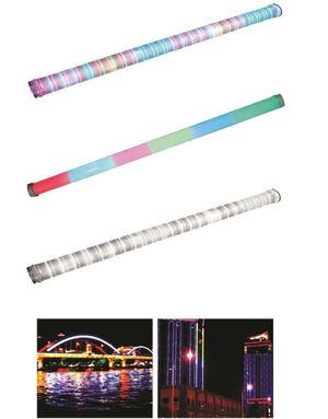 1 Meter LED Utendørs Lyskinne/Rail med RGB Lys