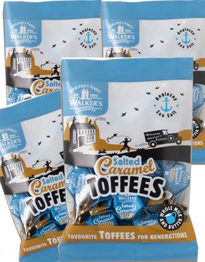 12 poser Walkers Salted Caramel Toffees – Hel Æske