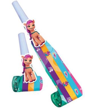 8 stk Partyfløyter - My Little Pony