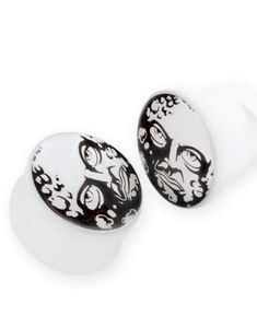 Watching You - Hvid Piercing Plug