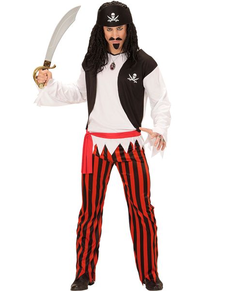 Piratkostume til Mænd 4 Dele