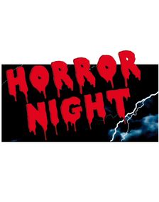 Horror Night - 30x55 cm PVC Vægdekoration - Zombie Horror