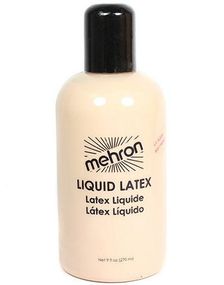 LIGHT Flesh Liquid Latex 270 ml Mehron Flydende Latex