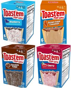 Taste Them All - Toast'em Pop-Ups - Fire Smagsvarianter - Pakketilbud