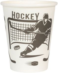 8 stk Pappkrus Hockey 250 ml