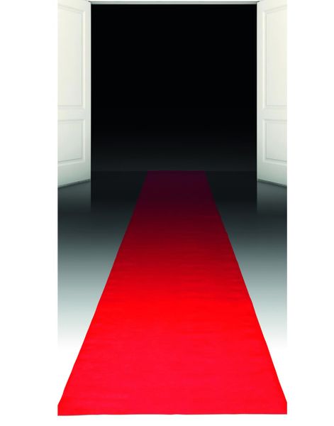 450x60 cm Rød Løber - VIP Party