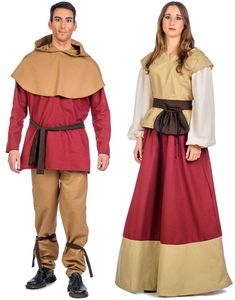 Par Kostume - Komplet Middelalder Luksuskostumer 