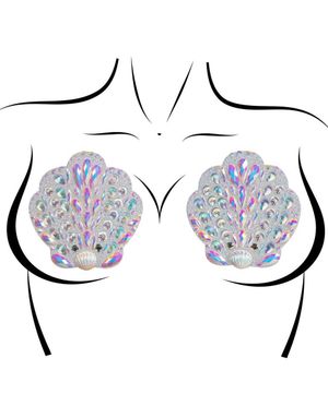 Selvklebende Kroppsstener med Skjellmotiv