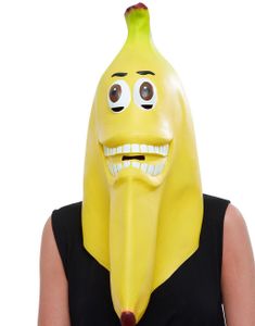 Heldækkende Banan Latexmaske